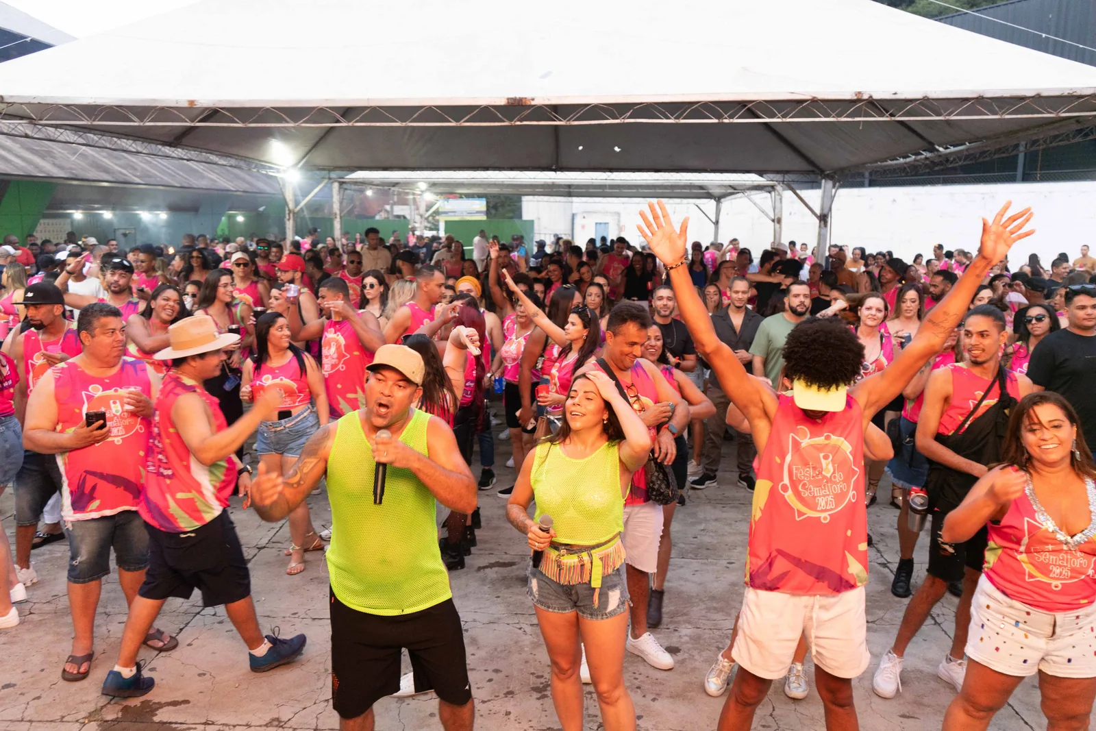 Registro da experiência do público em evento da AAS